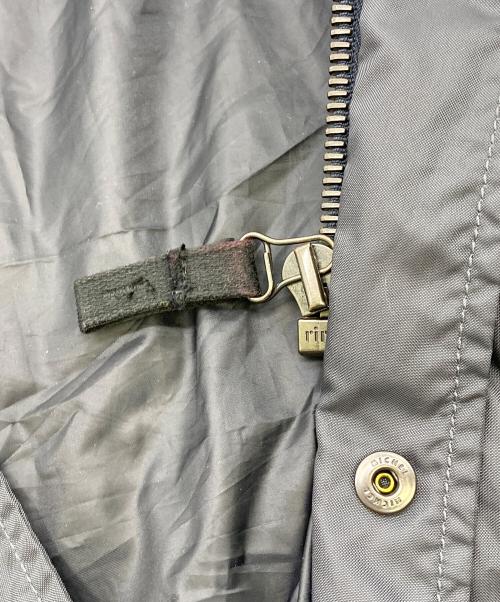 histeric（ヒステリック）histeric (ヒステリック) M-65ポリエステルロゴ刺繍ミリタリージャケット グレー サイズ:Sの古着・服飾アイテム