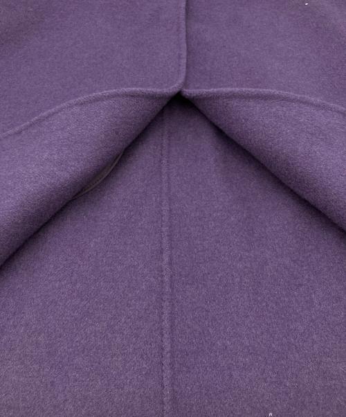 'S Max Mara（エスマックスマーラ）'S Max Mara (エスマックスマーラ) ヴァージンウール チェスターコート パープル サイズ:36の古着・服飾アイテム