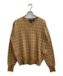 POLO GOLF（ポロ ゴルフ）の古着「Vネックニット」｜ベージュ