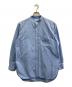 nanamica（ナナミカ）の古着「Band Collar Wind Shirt」｜ブルー