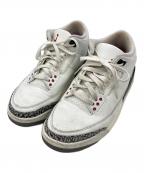NIKEナイキ）の古着「Air Jordan 3 Retro」｜ホワイト