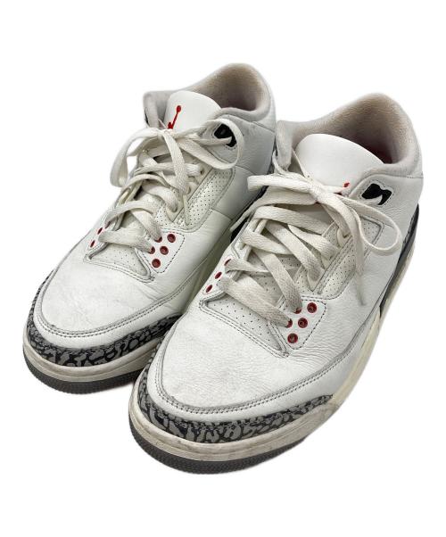 NIKE（ナイキ）NIKE (ナイキ) Air Jordan 3 Retro ホワイト サイズ:26の古着・服飾アイテム