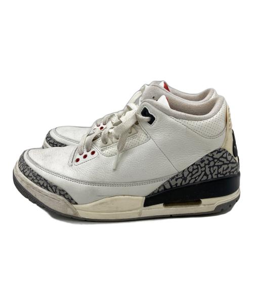 NIKE（ナイキ）NIKE (ナイキ) Air Jordan 3 Retro ホワイト サイズ:26の古着・服飾アイテム
