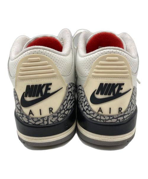 NIKE（ナイキ）NIKE (ナイキ) Air Jordan 3 Retro ホワイト サイズ:26の古着・服飾アイテム