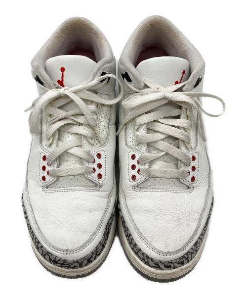 NIKE（ナイキ）NIKE (ナイキ) Air Jordan 3 Retro ホワイト サイズ:26の古着・服飾アイテム
