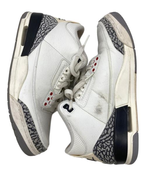 NIKE（ナイキ）NIKE (ナイキ) Air Jordan 3 Retro ホワイト サイズ:26の古着・服飾アイテム