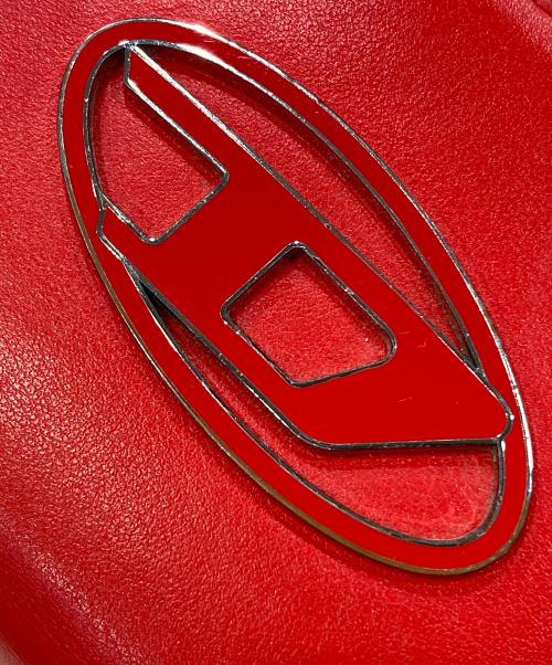 DIESEL（ディーゼル）DIESEL (ディーゼル) コンパクトラウンドファスナー財布 レッドの古着・服飾アイテム