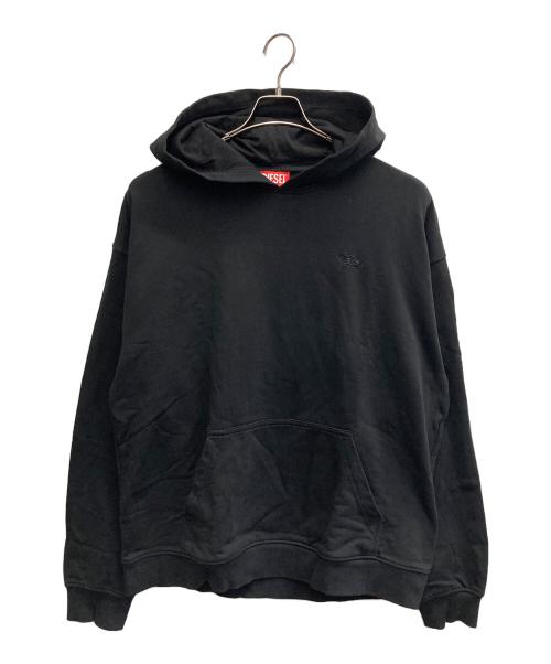 DIESEL（ディーゼル）DIESEL (ディーゼル) S-BOXT-HOOD-BLEACH ブラック サイズ:Lの古着・服飾アイテム