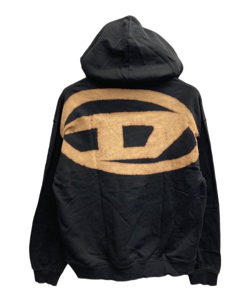 DIESEL（ディーゼル）DIESEL (ディーゼル) S-BOXT-HOOD-BLEACH ブラック サイズ:Lの古着・服飾アイテム