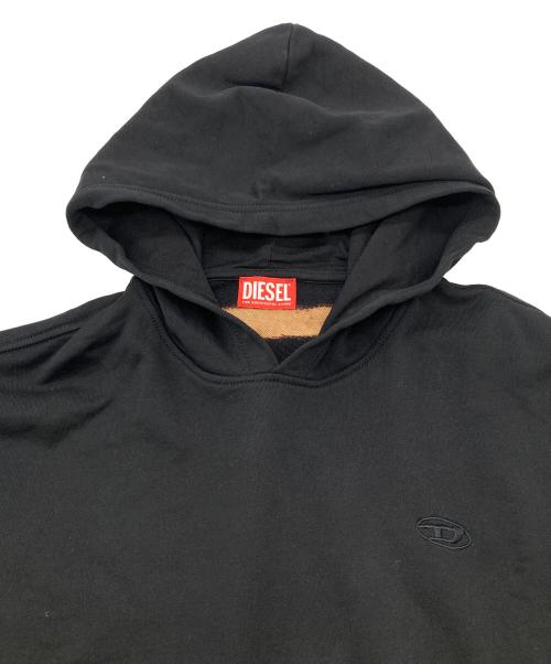 DIESEL（ディーゼル）DIESEL (ディーゼル) S-BOXT-HOOD-BLEACH ブラック サイズ:Lの古着・服飾アイテム