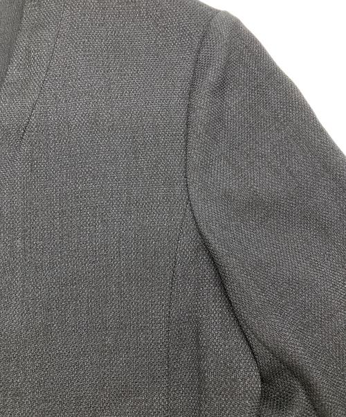 allureville（アルアバイル）allureville (アルアバイル) スラブバスケットノーカラージャケット ネイビー サイズ:1の古着・服飾アイテム