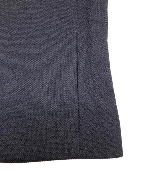 allureville（アルアバイル）allureville (アルアバイル) スラブバスケットノーカラージャケット ネイビー サイズ:1の古着・服飾アイテム