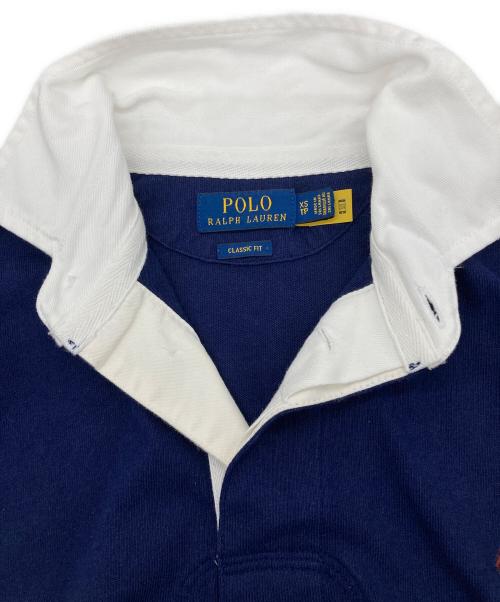 POLO RALPH LAUREN（ポロ・ラルフローレン）POLO RALPH LAUREN (ポロ・ラルフローレン) ラガーシャツ ネイビー サイズ:ＸＳの古着・服飾アイテム