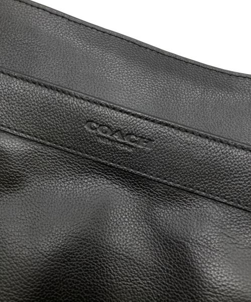COACH（コーチ）COACH (コーチ) レザーショルダーバッグ ブラックの古着・服飾アイテム