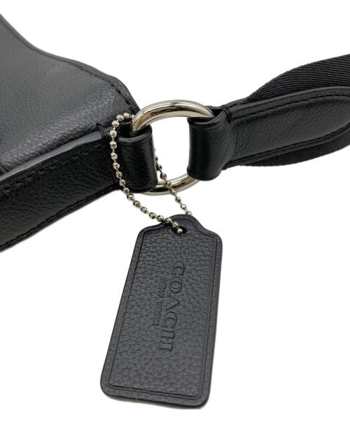 COACH（コーチ）COACH (コーチ) レザーショルダーバッグ ブラックの古着・服飾アイテム