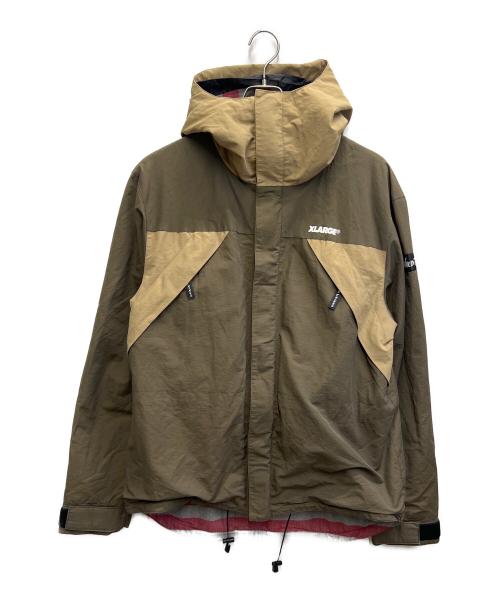 X-LARGE（エクストララージ）X-LARGE (エクストララージ) WILD THINGS (ワイルドシングス) コラボマウンテンパーカー ベージュ サイズ:XLの古着・服飾アイテム