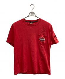 HARLEY-DAVIDSON（ハーレーダビッドソン）の古着「刺繍Tシャツ」｜レッド
