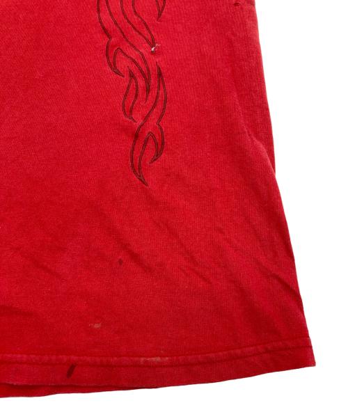 HARLEY-DAVIDSON（ハーレーダビッドソン）HARLEY-DAVIDSON (ハーレーダビッドソン) 刺繍Tシャツ レッド サイズ:Lの古着・服飾アイテム