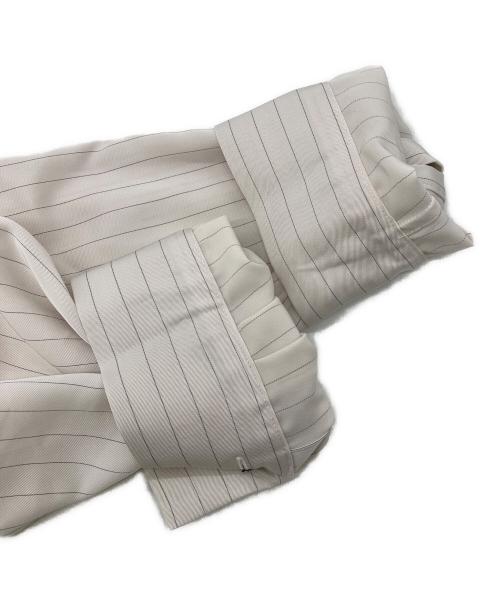 Plage（プラージュ）Plage (プラージュ) Pin stripeバンドカラーシャツ ベージュ サイズ:FREEの古着・服飾アイテム