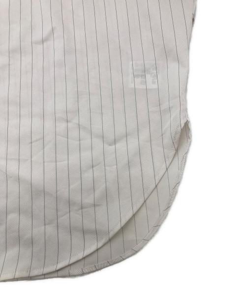 Plage（プラージュ）Plage (プラージュ) Pin stripeバンドカラーシャツ ベージュ サイズ:FREEの古着・服飾アイテム