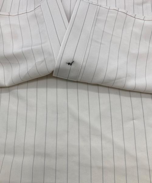 Plage（プラージュ）Plage (プラージュ) Pin stripeバンドカラーシャツ ベージュ サイズ:FREEの古着・服飾アイテム