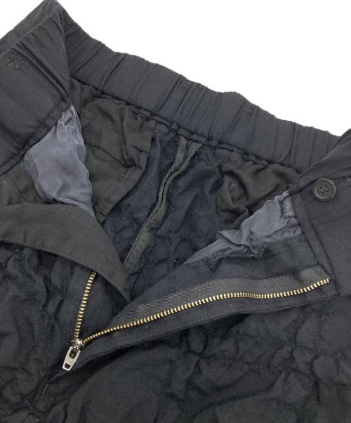 ISSEY MIYAKE MEN（イッセイミヤケメン）ISSEY MIYAKE MEN (イッセイミヤケメン) ウール サルエルパンツ ブラック サイズ:1の古着・服飾アイテム