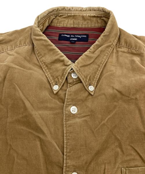 COMME des GARCONS HOMME（コムデギャルソン オム）COMME des GARCONS HOMME (コムデギャルソン オム) コーデュロイシャツ ブラウン サイズ:Mの古着・服飾アイテム