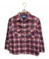 PENDLETON（ペンドルトン）の古着「70’s ウールチェックボードシャツ」｜レッド×グレー