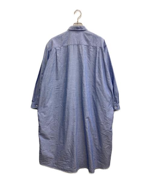 DANTON（ダントン）DANTON (ダントン) シャツワンピース ブルー サイズ:36の古着・服飾アイテム