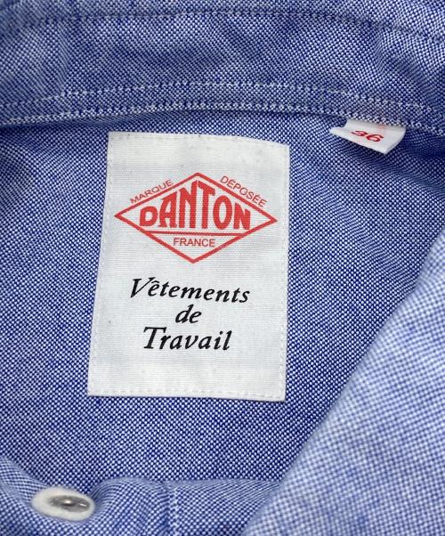 DANTON（ダントン）DANTON (ダントン) シャツワンピース ブルー サイズ:36の古着・服飾アイテム