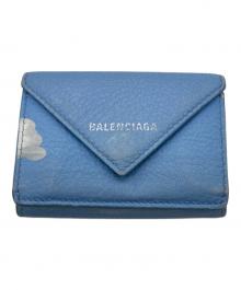 BALENCIAGA（バレンシアガ）の古着「3つ折り財布」｜ブルー