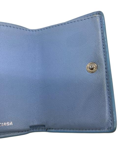 BALENCIAGA（バレンシアガ）BALENCIAGA (バレンシアガ) 3つ折り財布 ブルーの古着・服飾アイテム