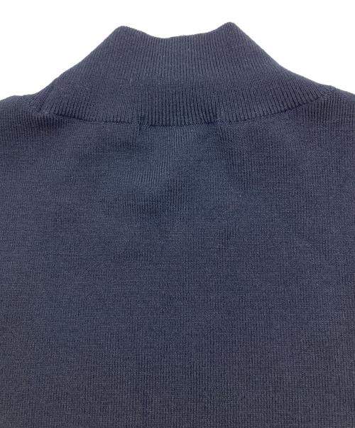 ANAYI（アナイ）ANAYI (アナイ) メリノウールサイドスカラッププルオーバー ニット ネイビー サイズ:Mの古着・服飾アイテム