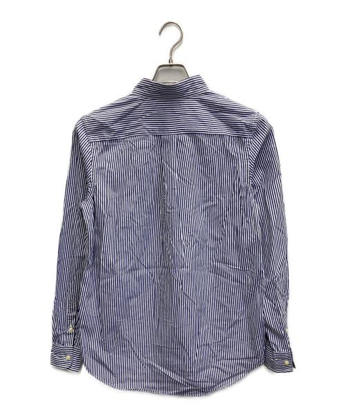 RALPH LAUREN（ラルフローレン）RALPH LAUREN (ラルフローレン) ボタンダウンストライプシャツ ブルー サイズ:20の古着・服飾アイテム