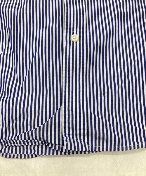 RALPH LAUREN（ラルフローレン）RALPH LAUREN (ラルフローレン) ボタンダウンストライプシャツ ブルー サイズ:20の古着・服飾アイテム