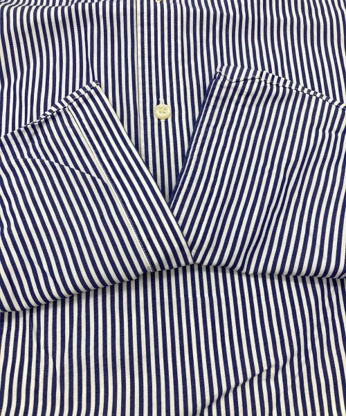 RALPH LAUREN（ラルフローレン）RALPH LAUREN (ラルフローレン) ボタンダウンストライプシャツ ブルー サイズ:20の古着・服飾アイテム