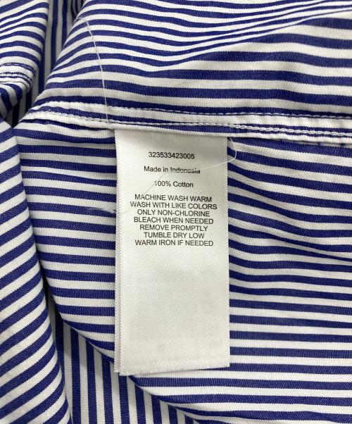 RALPH LAUREN（ラルフローレン）RALPH LAUREN (ラルフローレン) ボタンダウンストライプシャツ ブルー サイズ:20の古着・服飾アイテム