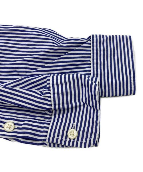 RALPH LAUREN（ラルフローレン）RALPH LAUREN (ラルフローレン) ボタンダウンストライプシャツ ブルー サイズ:20の古着・服飾アイテム