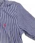 中古・古着 RALPH LAUREN (ラルフローレン) ボタンダウンストライプシャツ ブルー サイズ:20：5000円