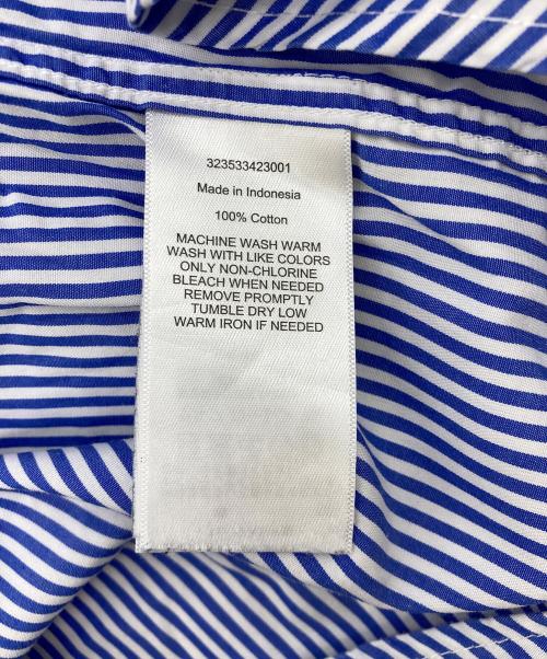 RALPH LAUREN（ラルフローレン）RALPH LAUREN (ラルフローレン) ボタンダウンストライプシャツ ブルー サイズ:20の古着・服飾アイテム