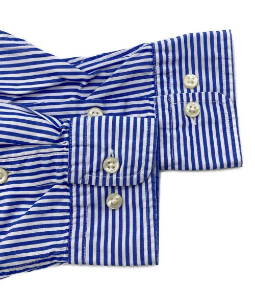 RALPH LAUREN（ラルフローレン）RALPH LAUREN (ラルフローレン) ボタンダウンストライプシャツ ブルー サイズ:20の古着・服飾アイテム