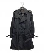 BURBERRY BLACK LABELバーバリーブラックレーベル）の古着「トレンチコート」｜ブラック