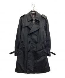 BURBERRY BLACK LABEL（バーバリーブラックレーベル）の古着「トレンチコート」｜ブラック