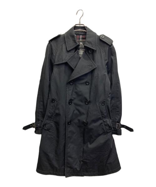BURBERRY BLACK LABEL（バーバリーブラックレーベル）BURBERRY BLACK LABEL (バーバリーブラックレーベル) トレンチコート ブラック サイズ:Mの古着・服飾アイテム