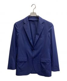 TOMORROW LAND PILGRIM（トゥモローランド ピルグリム）の古着「Loro Piana ウールシルク混2Bジャケット」｜ネイビー