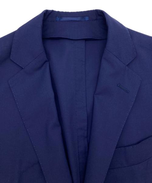 TOMORROW LAND PILGRIM（トゥモローランド ピルグリム）TOMORROW LAND PILGRIM (トゥモローランド ピルグリム) Loro Piana ウールシルク混2Bジャケット ネイビー サイズ:46の古着・服飾アイテム