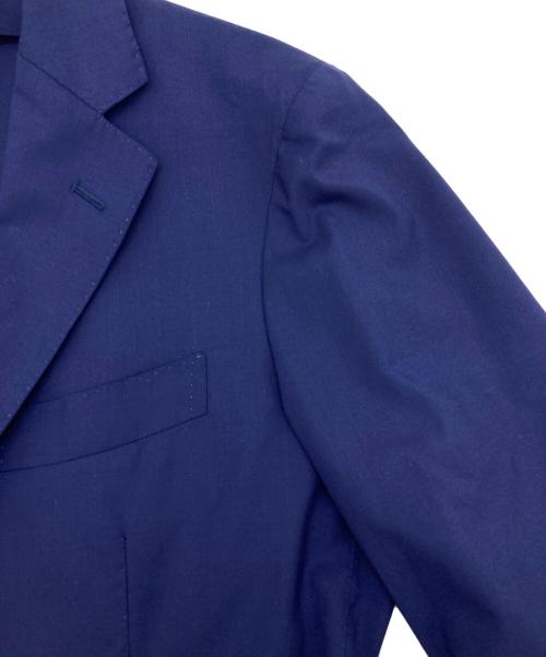 TOMORROW LAND PILGRIM（トゥモローランド ピルグリム）TOMORROW LAND PILGRIM (トゥモローランド ピルグリム) Loro Piana ウールシルク混2Bジャケット ネイビー サイズ:46の古着・服飾アイテム