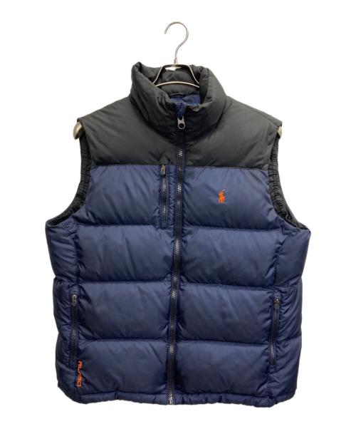 POLO RALPH LAUREN（ポロ・ラルフローレン）POLO RALPH LAUREN (ポロ・ラルフローレン) ダウンベスト ネイビー サイズ:Lの古着・服飾アイテム