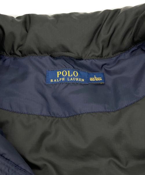 POLO RALPH LAUREN（ポロ・ラルフローレン）POLO RALPH LAUREN (ポロ・ラルフローレン) ダウンベスト ネイビー サイズ:Lの古着・服飾アイテム