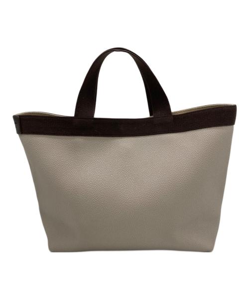 Herve Chapelier（エルベシャプリエ）Herve Chapelier (エルベシャプリエ) コーテッドキャンバススクエアトートB5サイズ マスティック×モカの古着・服飾アイテム
